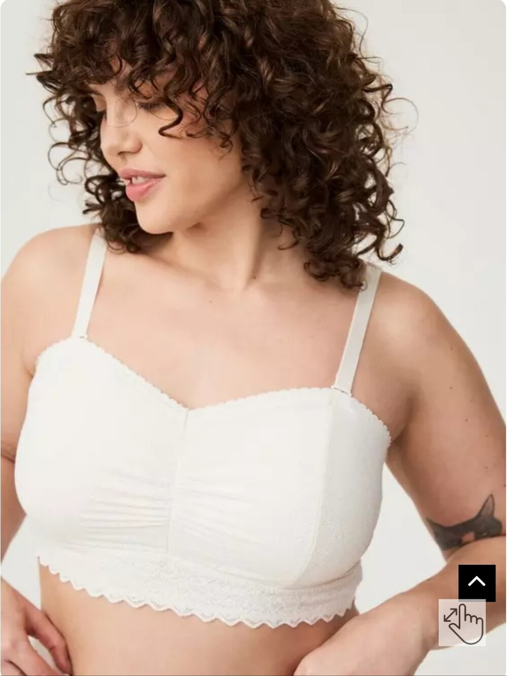 Torrid Stretch Lace Strapless Bra